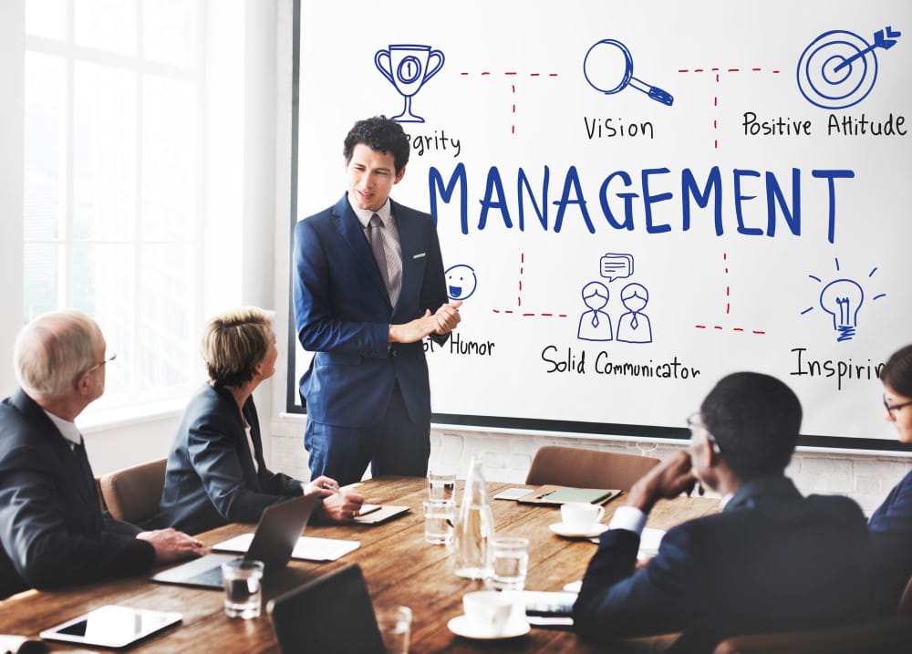 Business-Meeting für Interim-Management und Unternehmensberatung